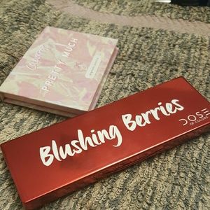 Dose of Colors and Colourpop Eyeshadow palettes.